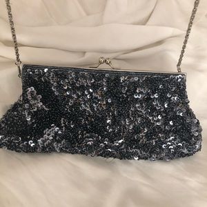 Sequin purse
